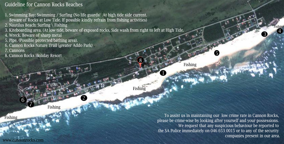 Cannon Rocks map