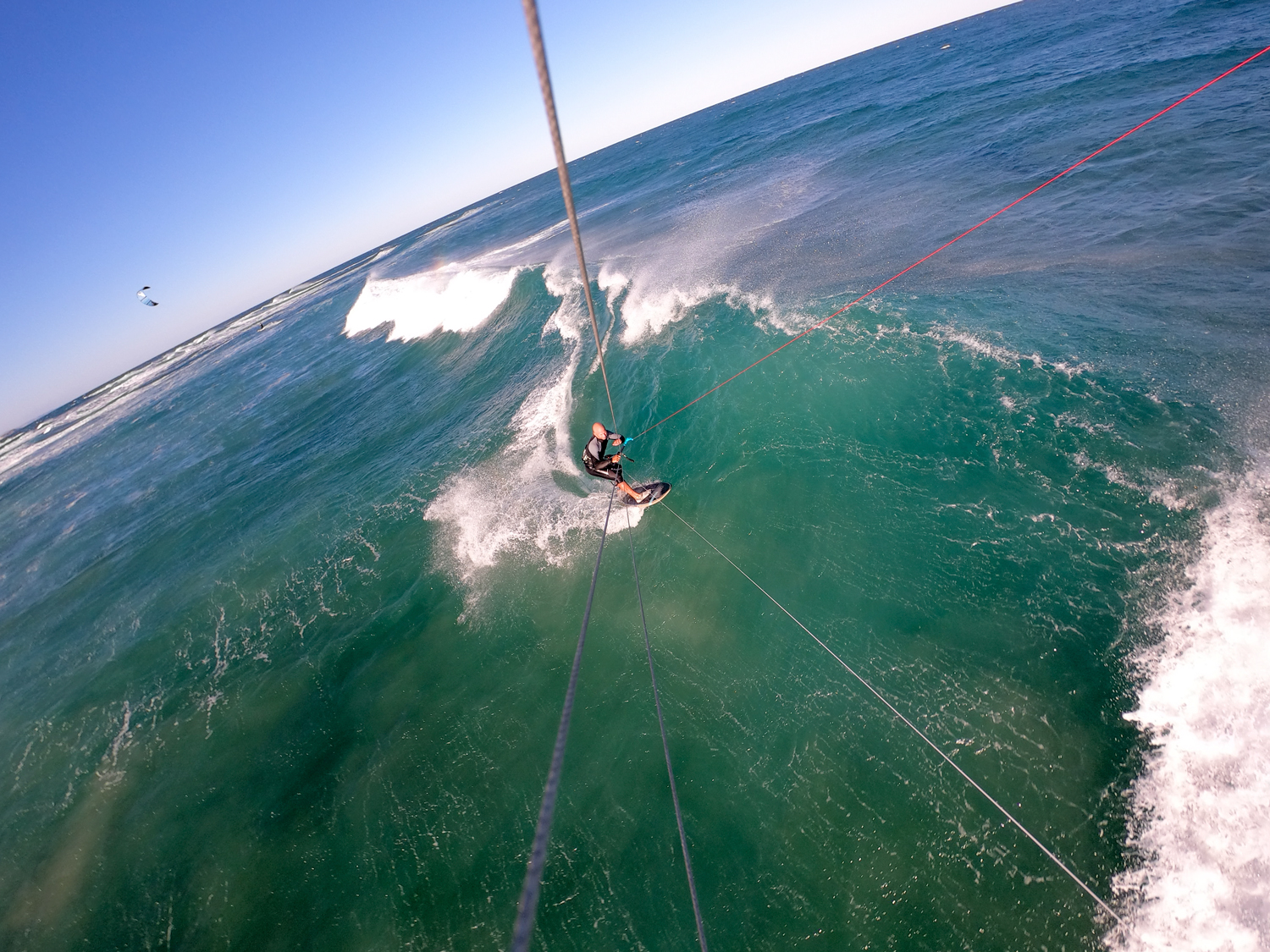 Kitesurfer Cannon Rocks